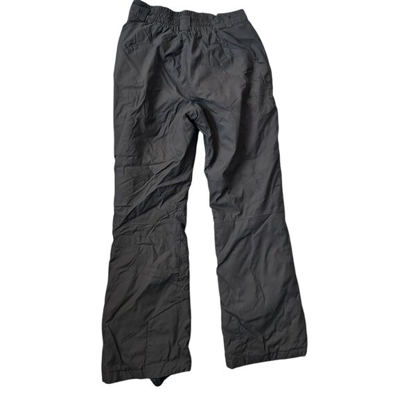 Columbia Women's Dark Grey Fleece Lined Elastic Waist Snow Ski Pants Size M - Picture 2 of 8